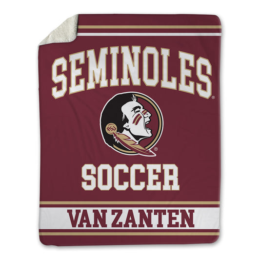 FSU - NCAA Women's Soccer : Amelia Van Zanten - Blanket-0