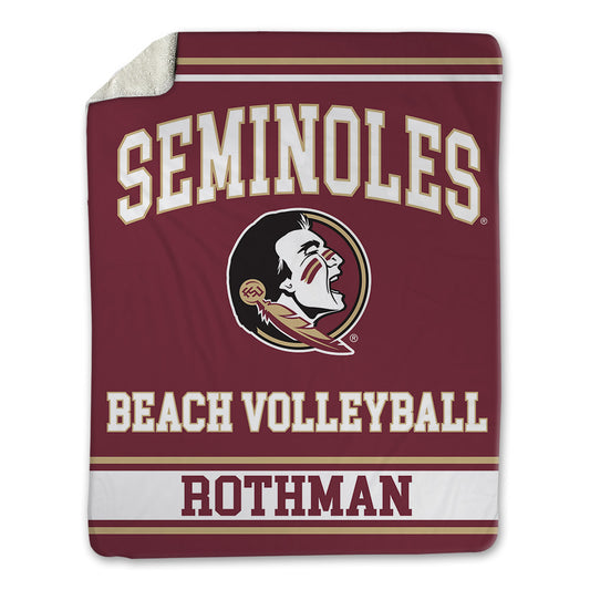 FSU - NCAA Beach Volleyball : Audrey Rothman - Blanket-0