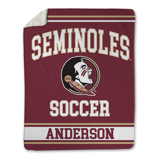 FSU - NCAA Women's Soccer : ashlyn anderson - Blanket-0