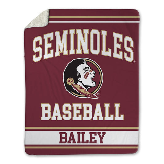 FSU - NCAA Baseball : Myles Bailey - Blanket-0
