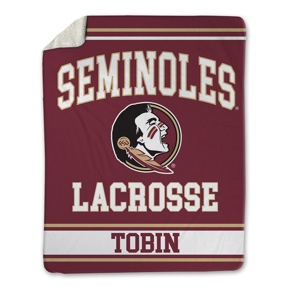 FSU - NCAA Women's Lacrosse : Catrina Tobin - Blanket-0