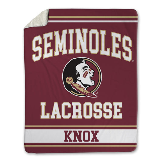 FSU - NCAA Women's Lacrosse : Marlo Knox - Blanket-0