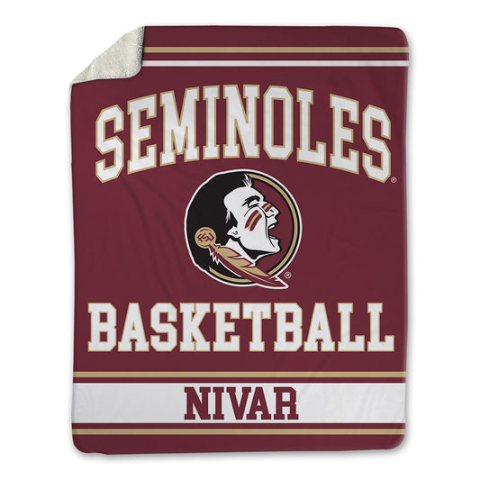 FSU - NCAA Women's Basketball : Jasmine Nivar - Blanket-0