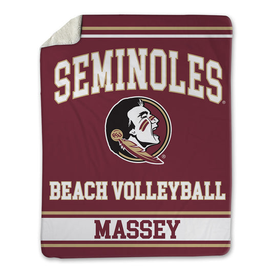FSU - NCAA Beach Volleyball : Myriah Massey - Blanket-0