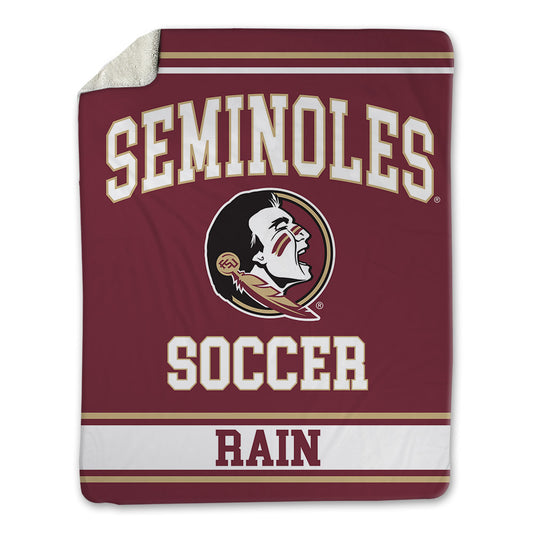FSU - NCAA Women's Soccer : Claire Rain - Blanket-0