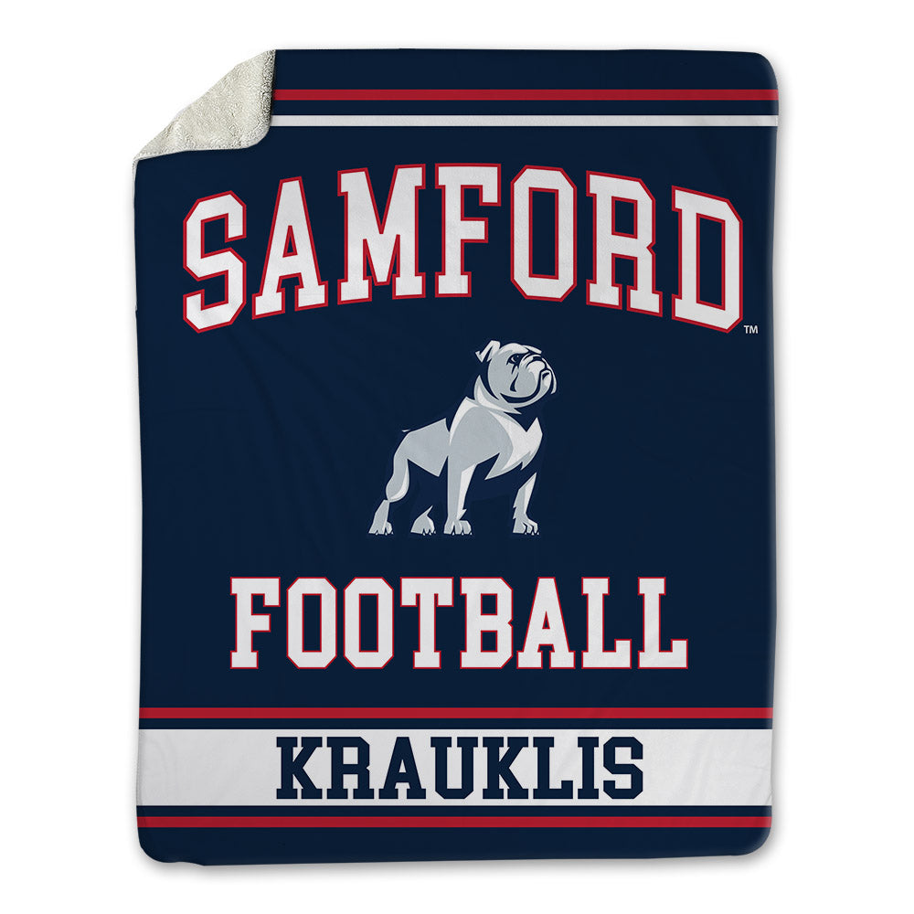 Samford - NCAA Football : Hudson Krauklis - Blanket-0