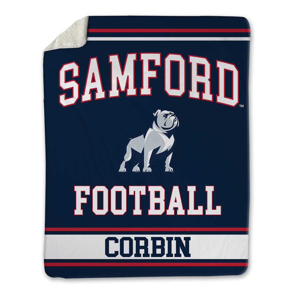 Samford - NCAA Football : Key Corbin - Blanket-0