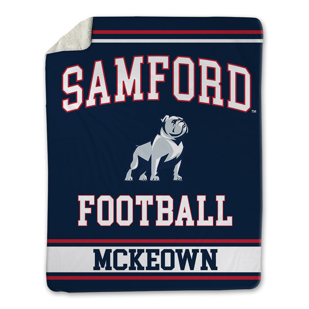 Samford - NCAA Football : Kaden McKeown - Blanket-0