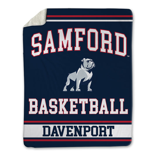 Samford - NCAA Men's Basketball : Cooper Davenport - Blanket-0