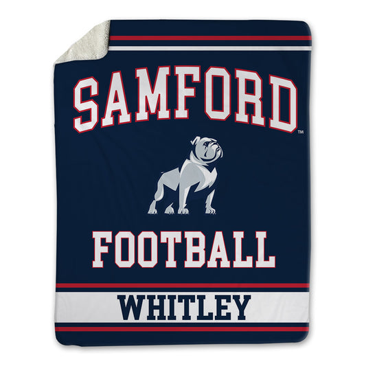Samford - NCAA Football : Brice Whitley - Blanket-0