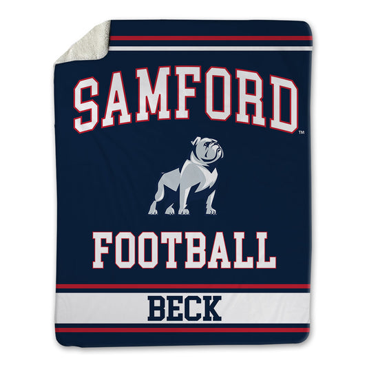 Samford - NCAA Football : Landon Beck - Blanket-0