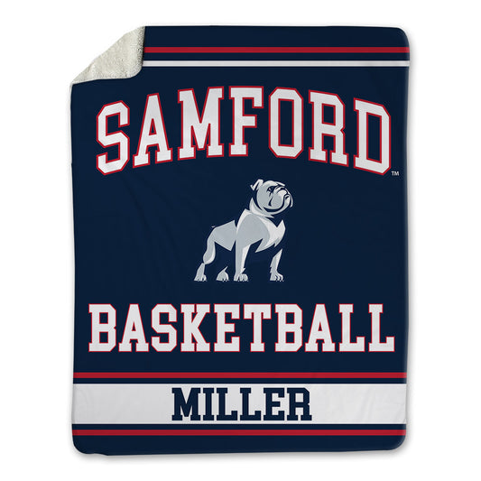 Samford - NCAA Men's Basketball : Win Miller - Blanket-0
