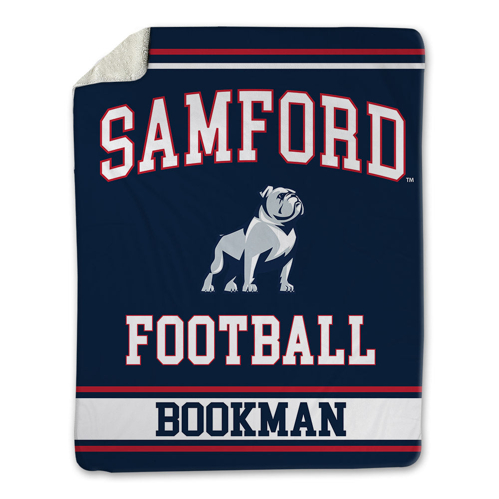Samford - NCAA Football : Nicholas Bookman - Blanket-0