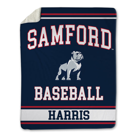 Samford - NCAA Baseball : Jackson Harris - Blanket-0