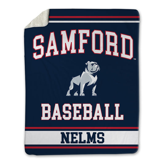 Samford - NCAA Baseball : Easton Nelms - Blanket-0