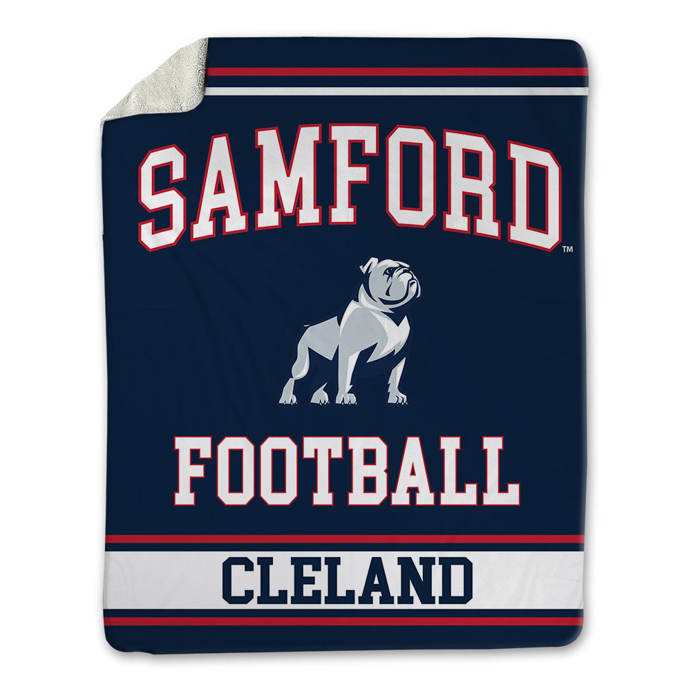 Samford - NCAA Football : Coulter Cleland - Blanket-0