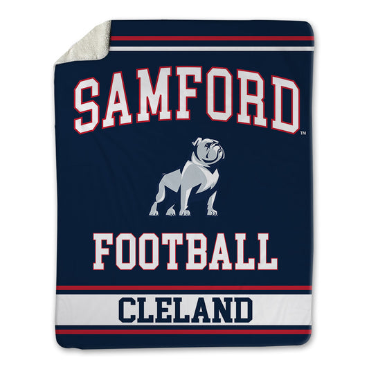 Samford - NCAA Football : Coulter Cleland - Blanket-0