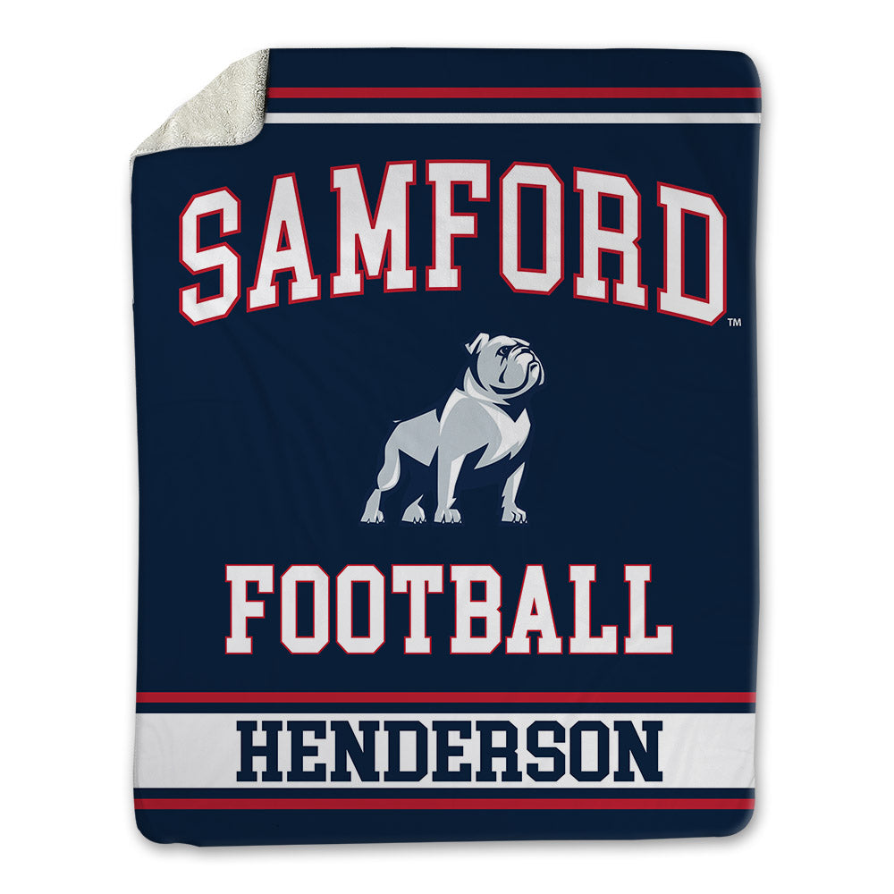 Samford - NCAA Football : Dylon Henderson - Blanket-0