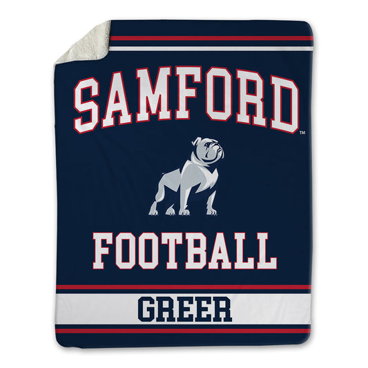 Samford - NCAA Football : Cooper Greer - Blanket-0