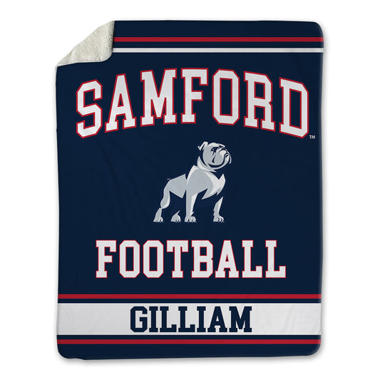 Samford - NCAA Football : Charlie Gilliam - Blanket-0