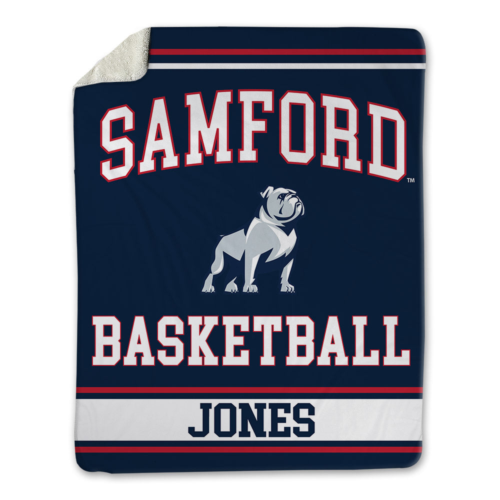 Samford - NCAA Men's Basketball : Rylan Jones - Blanket-0