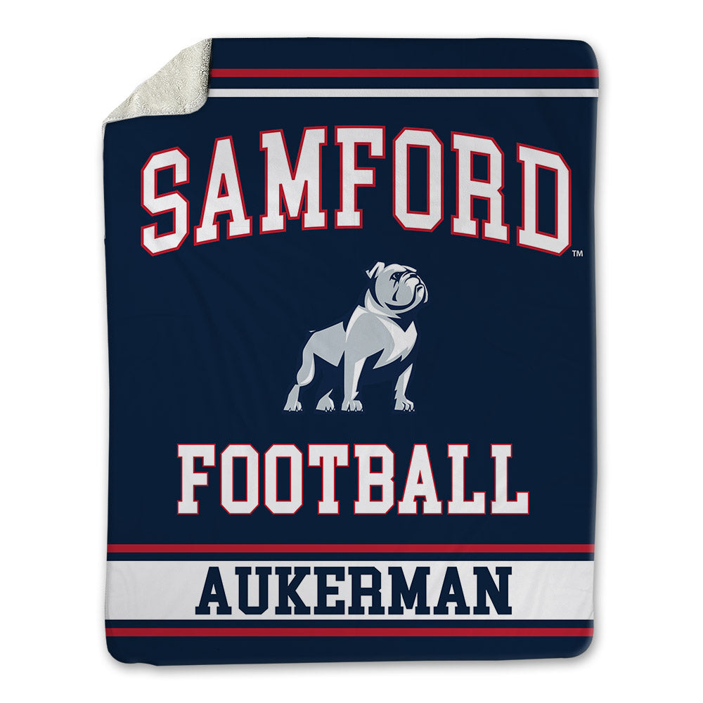 Samford - NCAA Football : Cayden Aukerman - Blanket-0