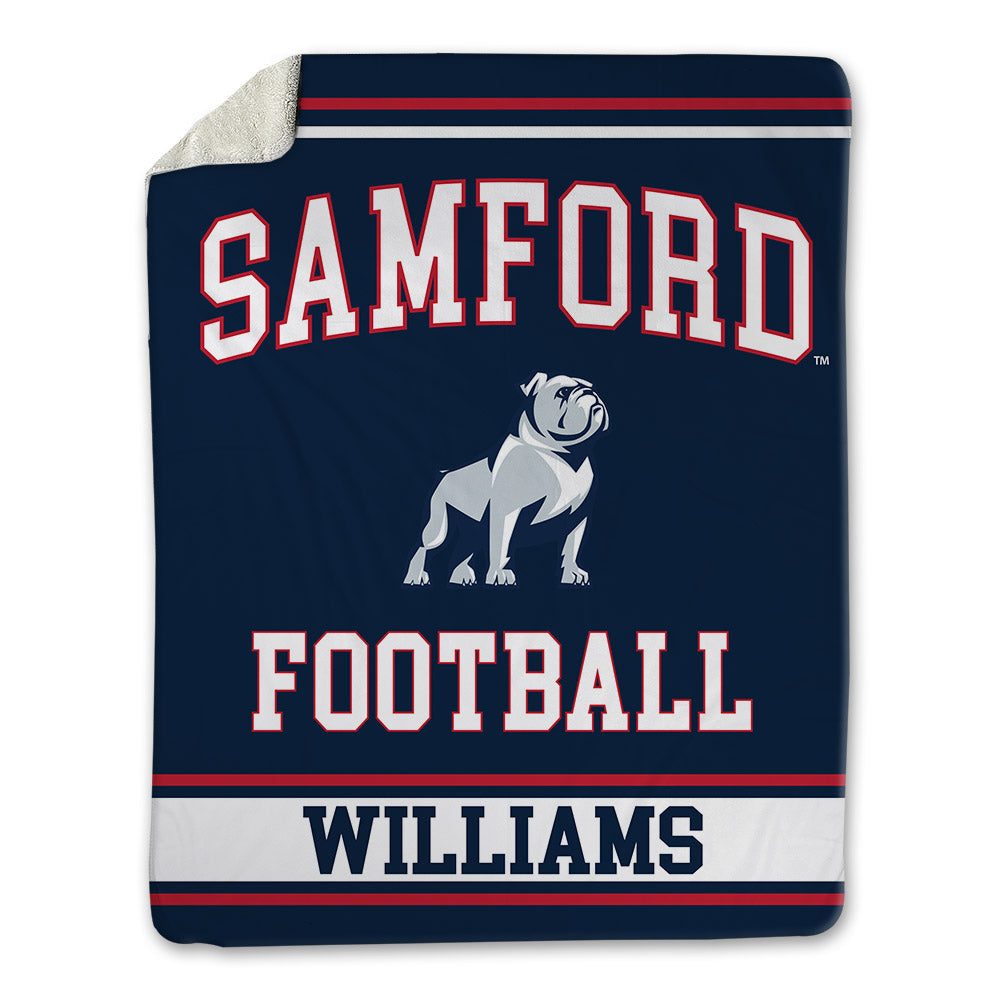 Samford - NCAA Football : Greg Williams - Blanket-0
