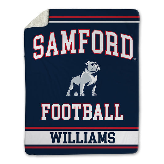 Samford - NCAA Football : Greg Williams - Blanket-0