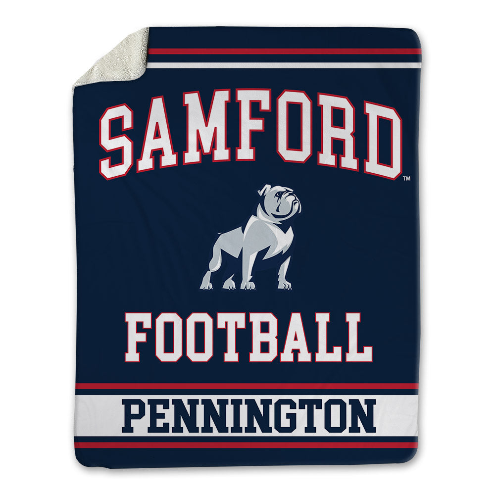 Samford - NCAA Football : Cooper Pennington - Blanket-0