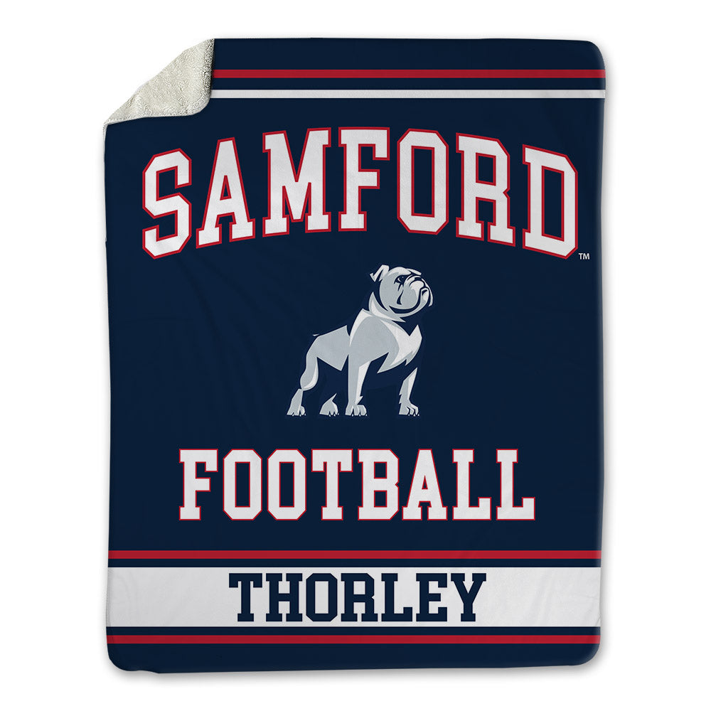 Samford - NCAA Football : Will Thorley - Blanket-0