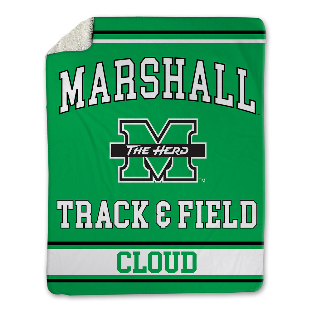 Marshall - NCAA Men's Track & Field : Tyrell Cloud - Blanket-0