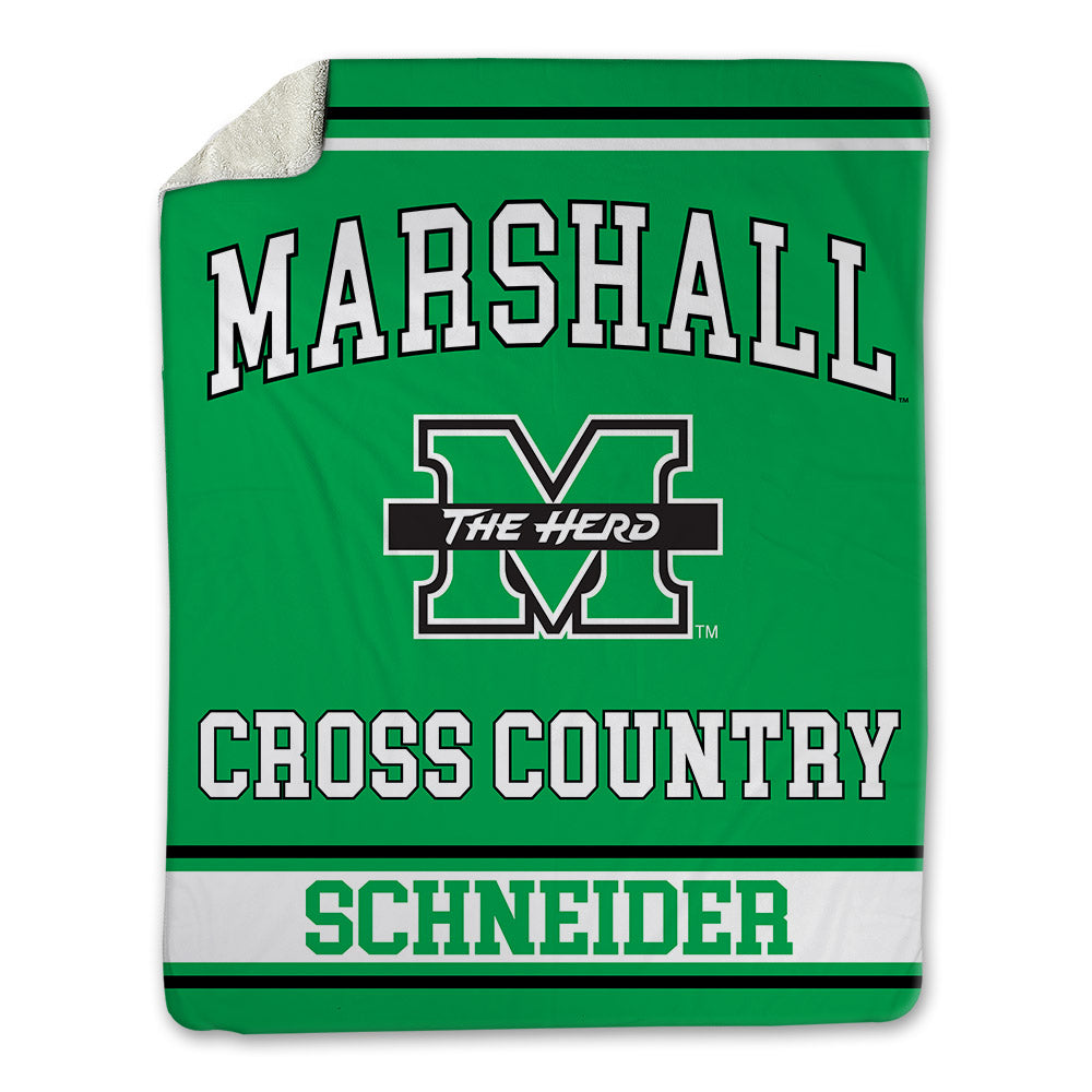Marshall - NCAA Men's Cross Country : Nate Schneider - Blanket-0