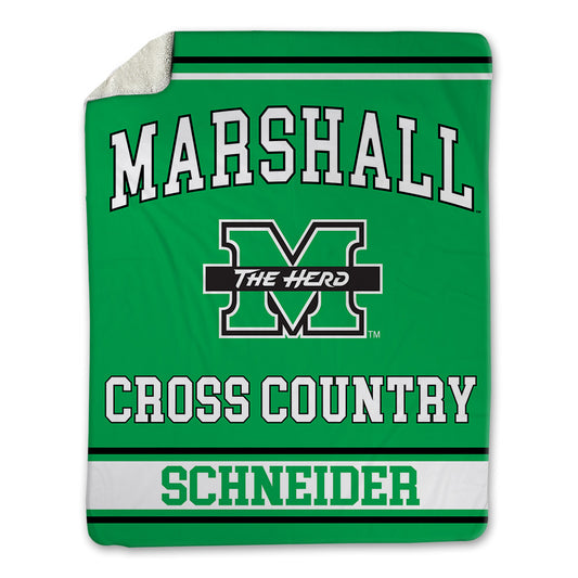 Marshall - NCAA Men's Cross Country : Nate Schneider - Blanket-0