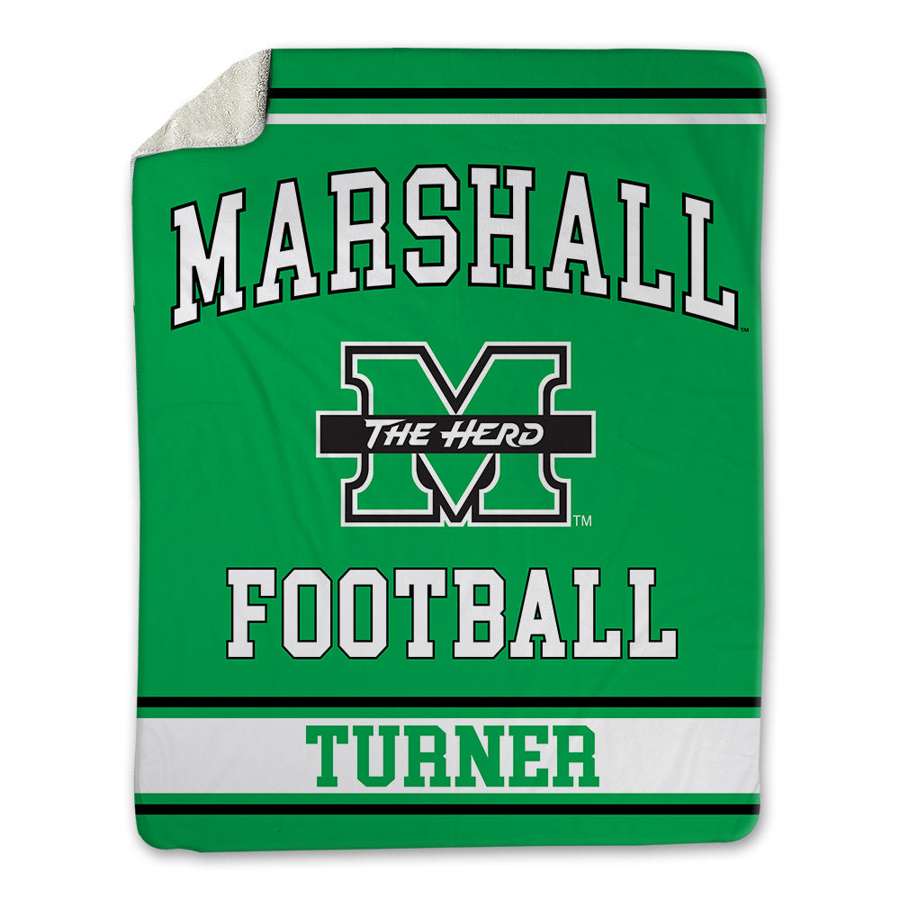Marshall - NCAA Football : Caden Turner - Blanket-0