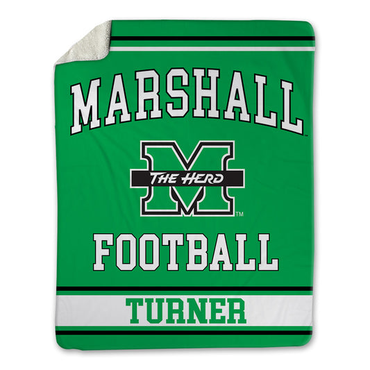 Marshall - NCAA Football : Caden Turner - Blanket-0