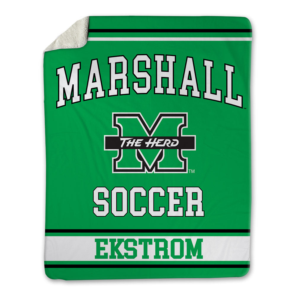 Marshall - NCAA Women's Soccer : Kajsa Ekstrom - Blanket-0