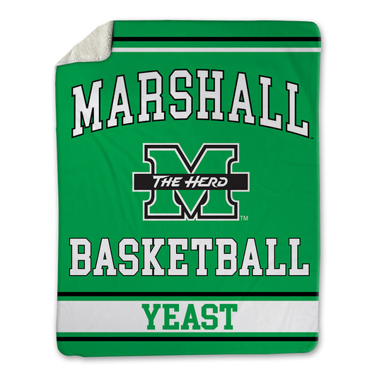 Marshall - NCAA Women's Basketball : timberlynn yeast - Blanket-0