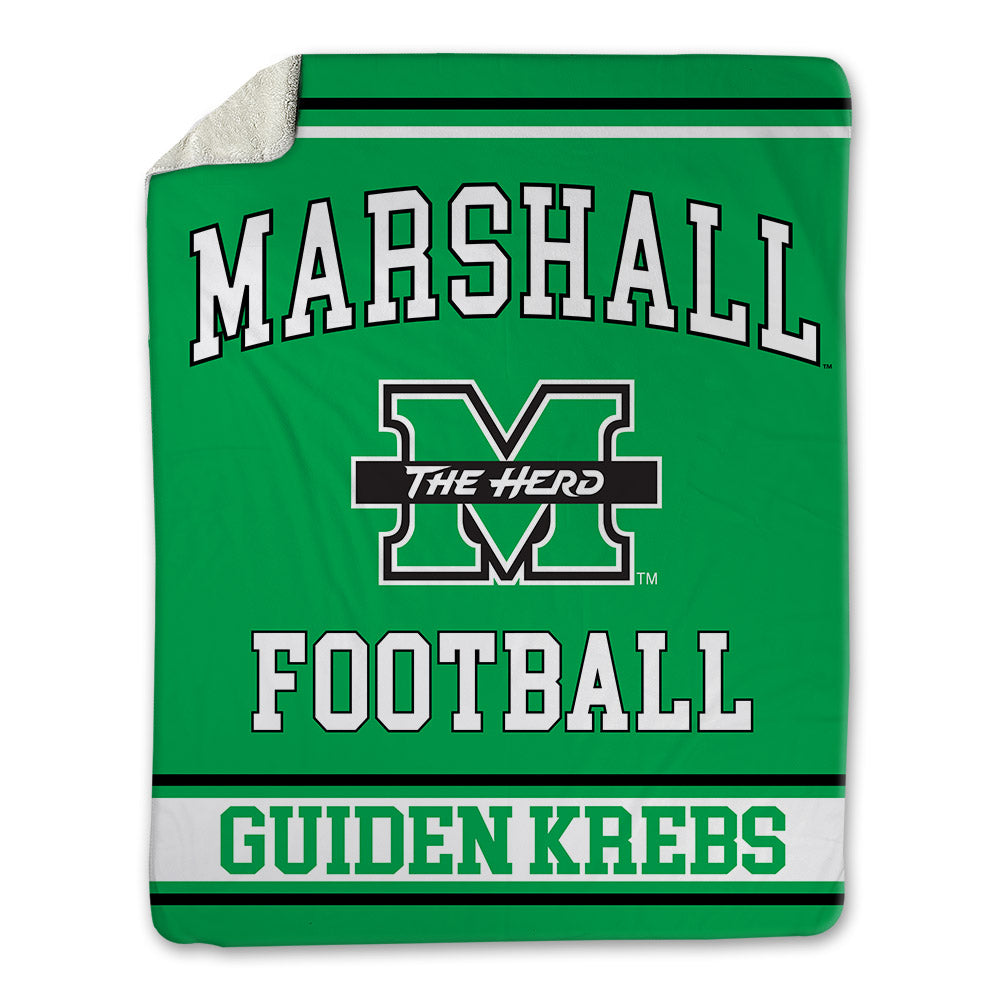 Marshall - NCAA Football : Samuel Guiden Krebs - Blanket-0