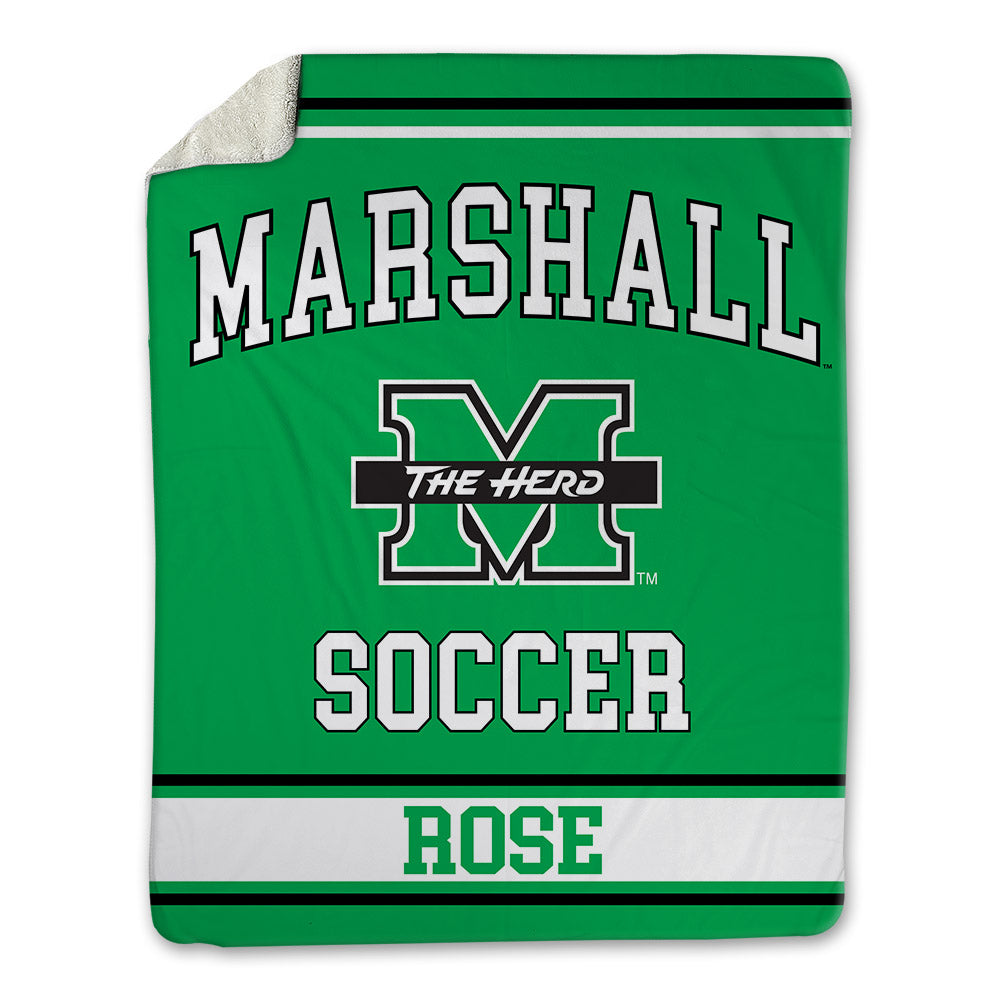 Marshall - NCAA Men's Soccer : Daniel Rose - Blanket-0
