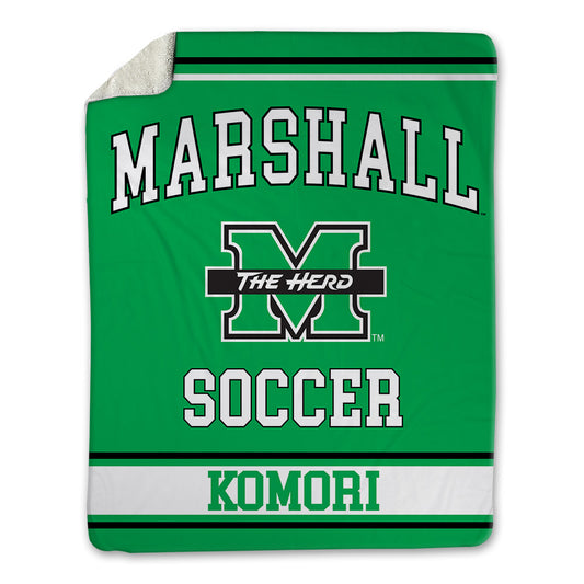 Marshall - NCAA Women's Soccer : Ami Komori - Blanket-0