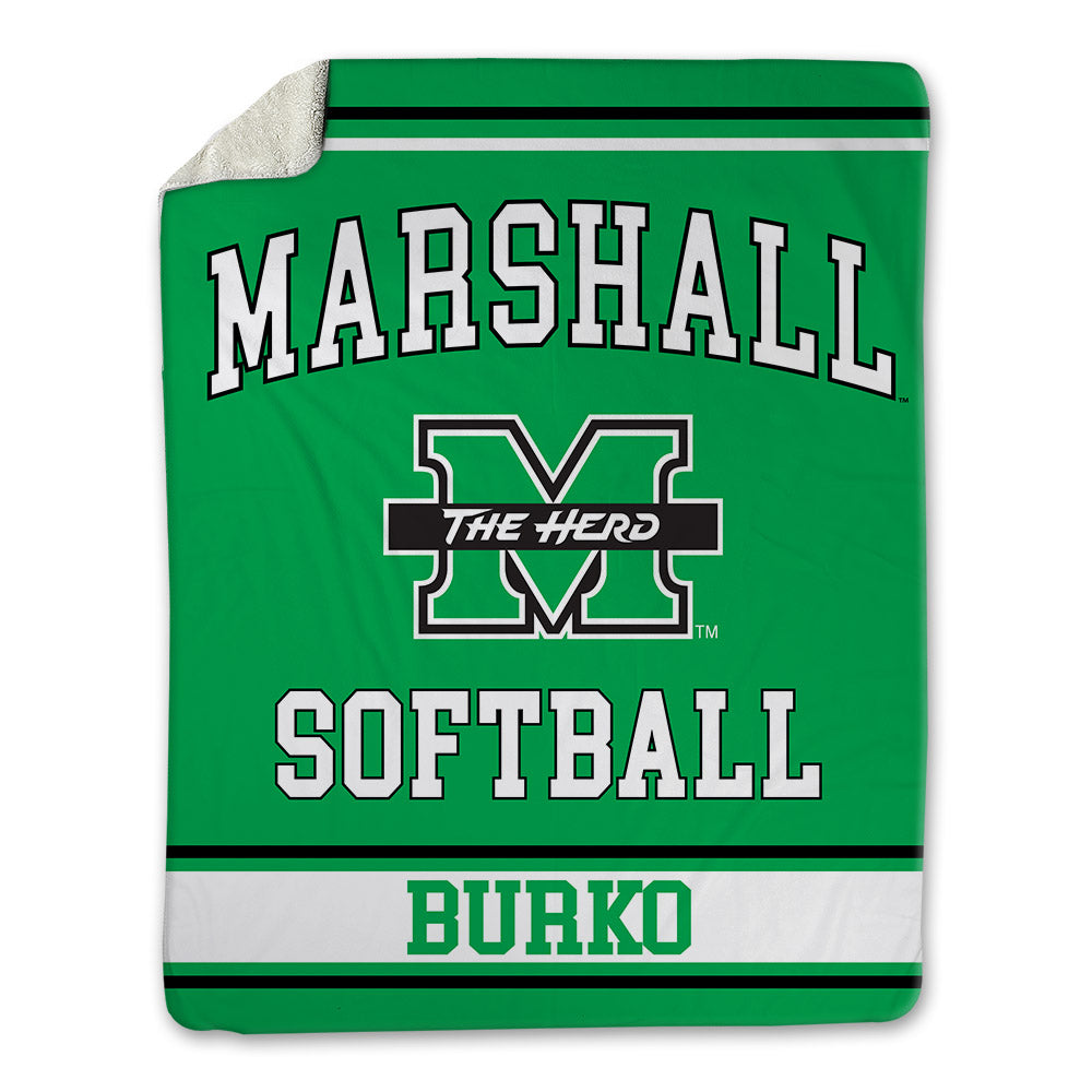 Marshall - NCAA Softball : Sydni Burko - Blanket-0