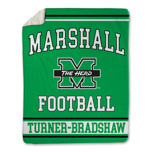 Marshall - NCAA Football : Xayvion Turner-Bradshaw - Blanket-0