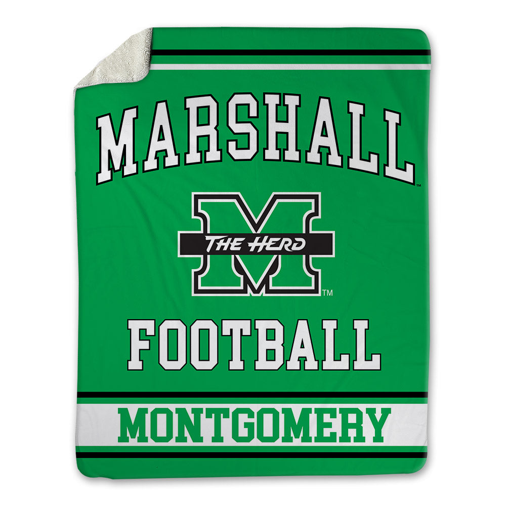 Marshall - NCAA Football : Tariq Montgomery - Blanket-0