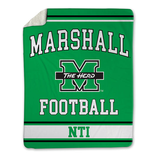 Marshall - NCAA Football : Camron Nti - Blanket-0