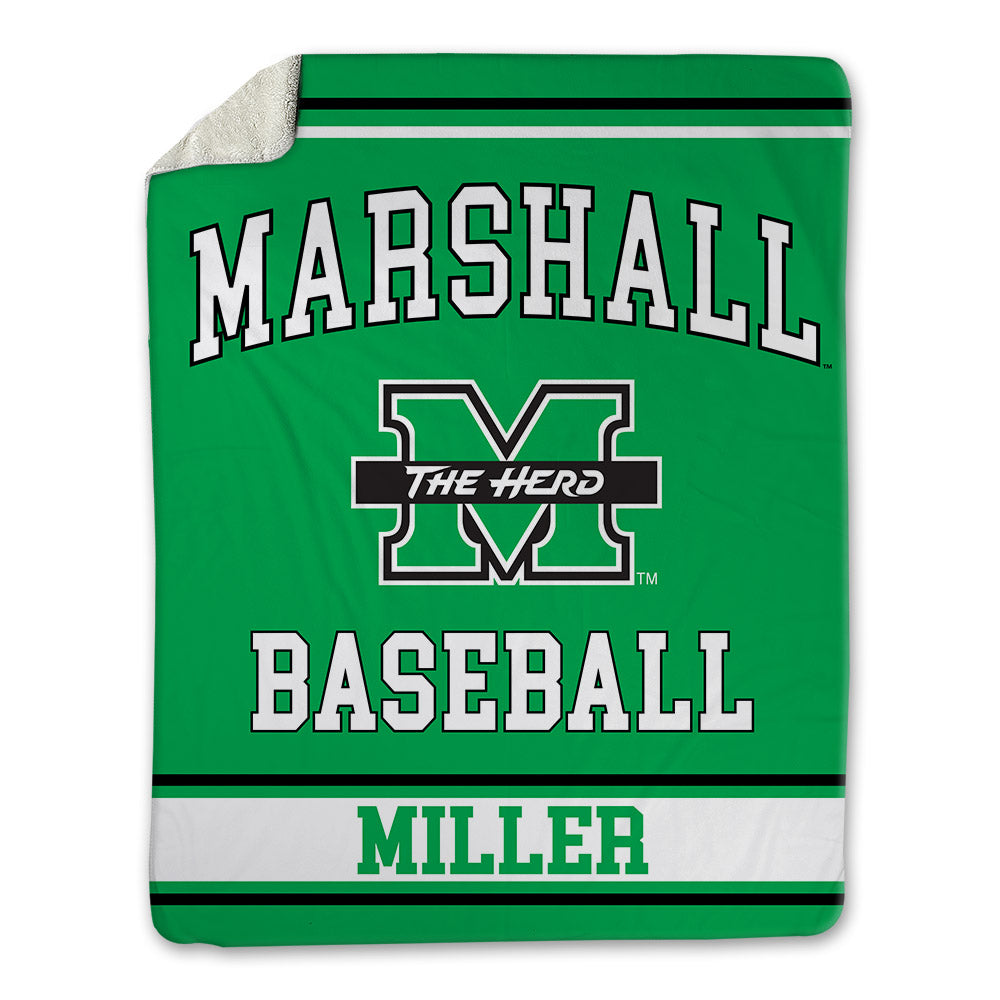 Marshall - NCAA Baseball : Griffin Miller - Blanket-0