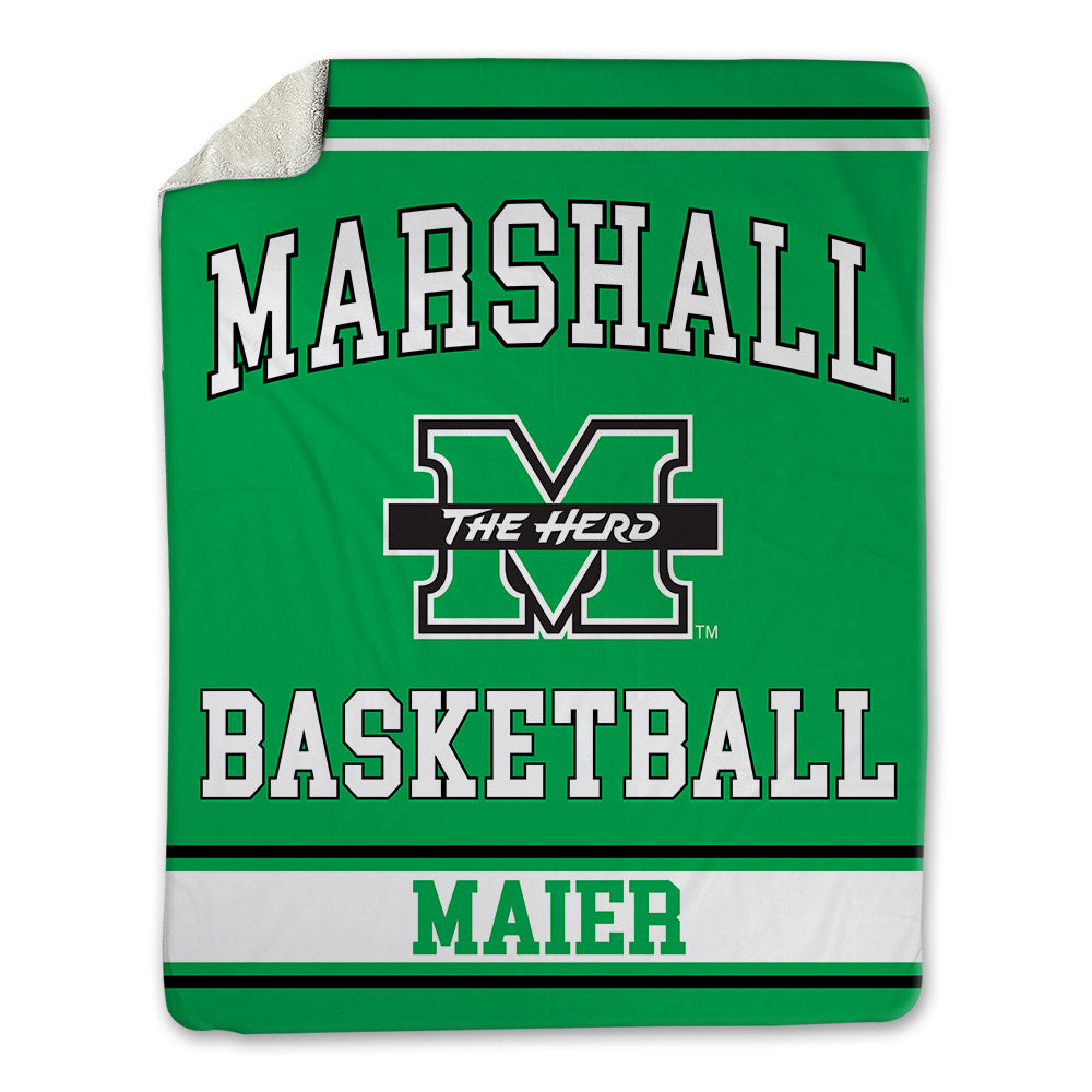 Marshall - NCAA Women's Basketball : Meredith Maier - Blanket-0