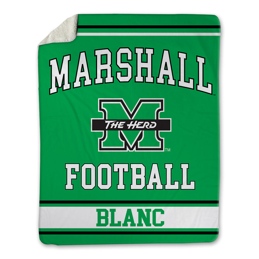 Marshall - NCAA Football : Nathaniel-Julien Blanc - Blanket-0