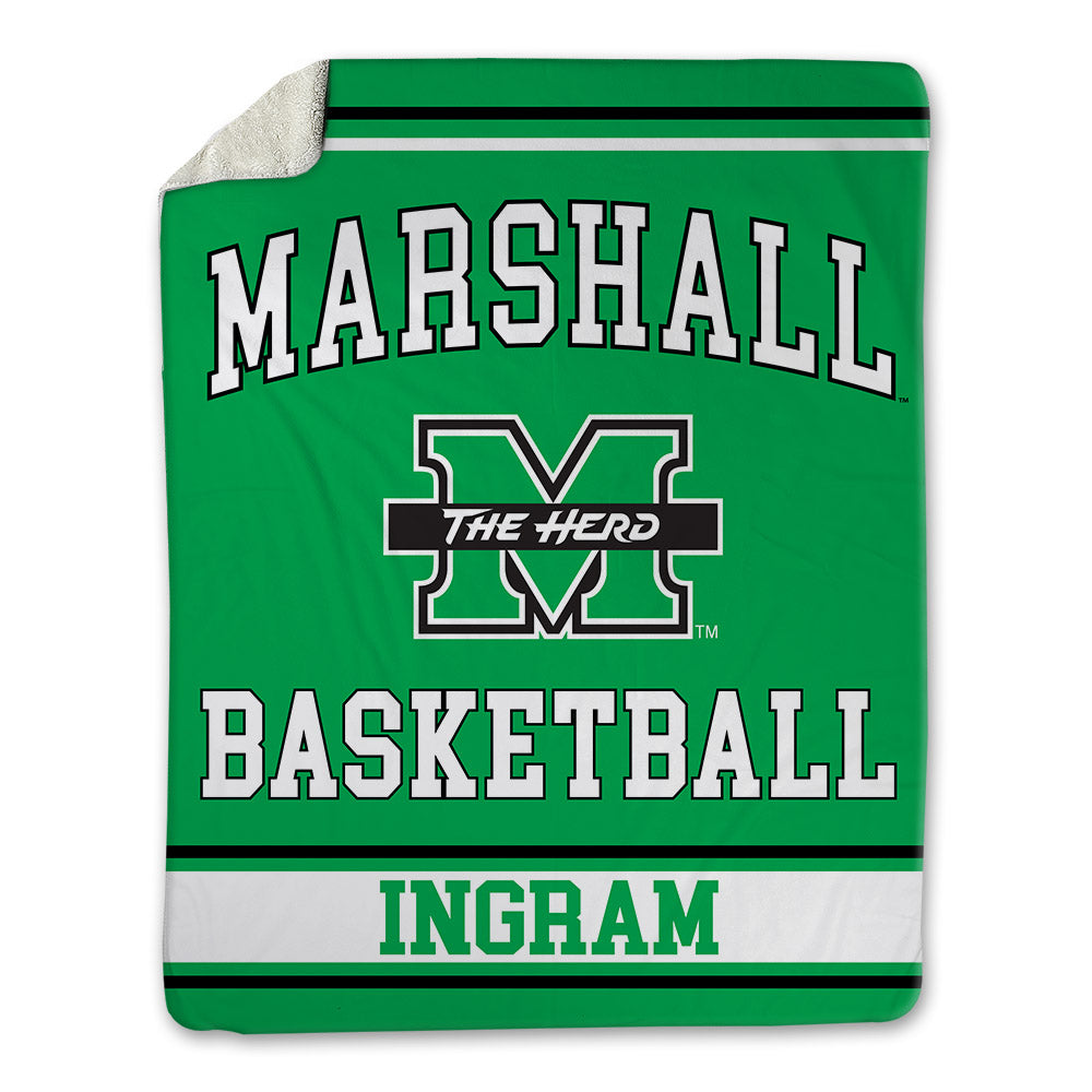 Marshall - NCAA Women's Basketball : Kassie Ingram - Blanket-0