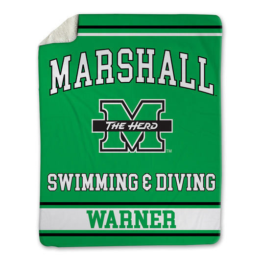Marshall - NCAA Women's Swimming & Diving : Molly Warner - Blanket-0