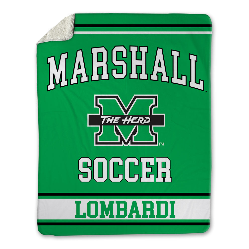 Marshall - NCAA Women's Soccer : Delfina Lombardi - Blanket-0